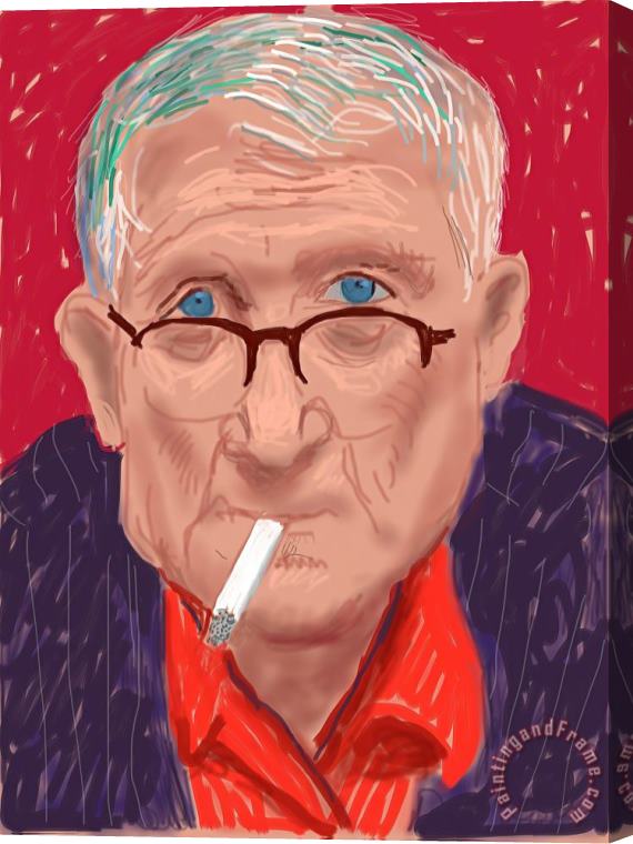 David Hockney Self Portrait, 20 March 2012 (1219), 2012 Stretched Canvas Painting / Canvas Art