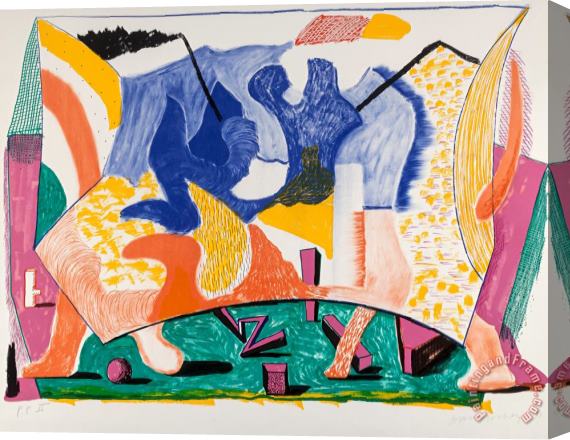 David Hockney Twelve Fifteen, 1991 Stretched Canvas Print / Canvas Art