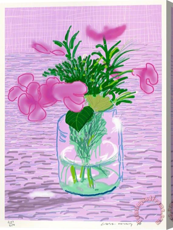 David Hockney Untitled No. 329, 2010 2016 Stretched Canvas Painting / Canvas Art
