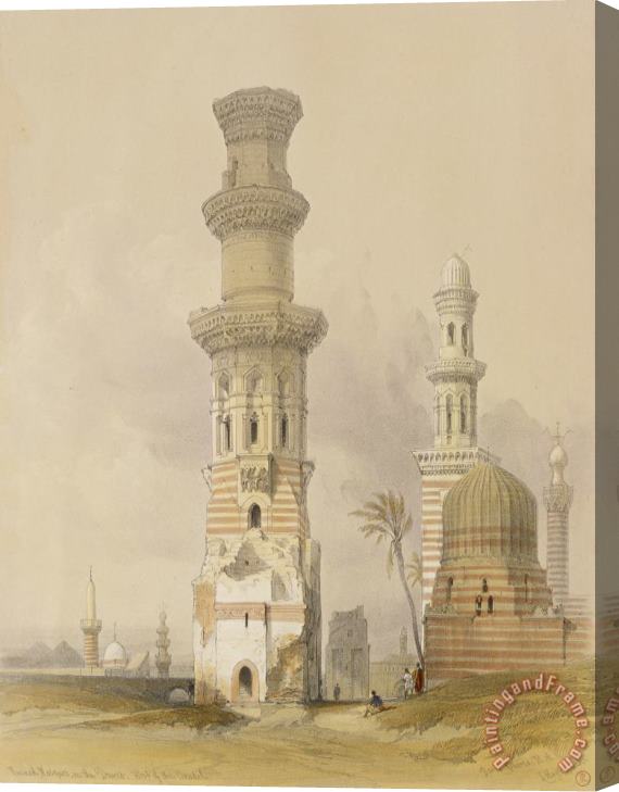 David Roberts Ruined Mosques In The Desert Stretched Canvas Painting / Canvas Art