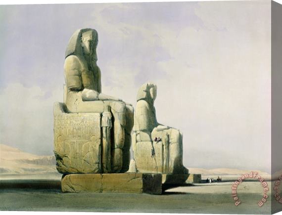 David Roberts Thebes Stretched Canvas Print / Canvas Art