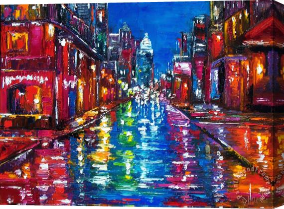Debra Hurd All Night Long Stretched Canvas Painting / Canvas Art