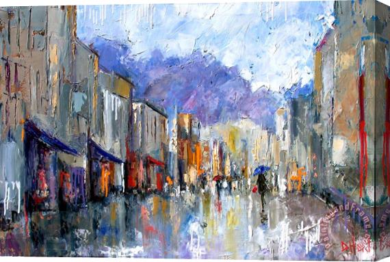 Debra Hurd Awnings Stretched Canvas Painting / Canvas Art