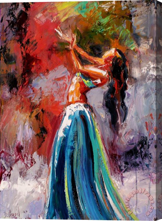 Debra Hurd Eve's Dance Stretched Canvas Painting / Canvas Art