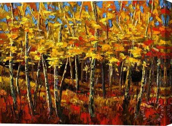 Debra Hurd Rolling Hills Stretched Canvas Painting / Canvas Art