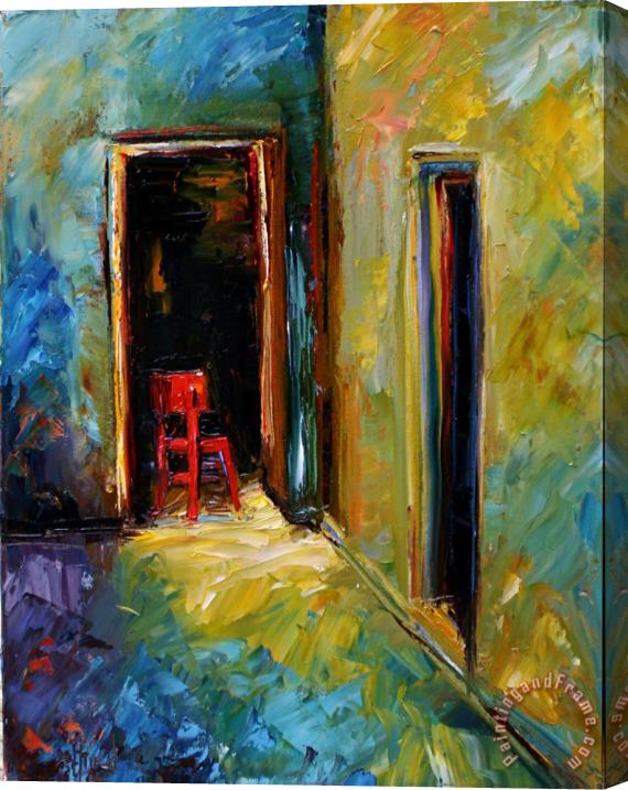 Debra Hurd The Chair Stretched Canvas Painting / Canvas Art