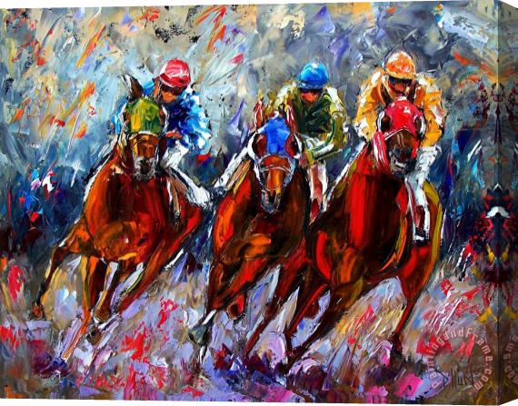 Debra Hurd The Turn 2 Stretched Canvas Painting / Canvas Art