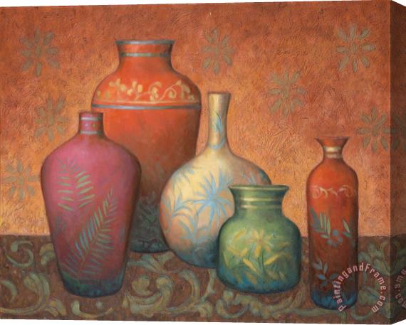 Debra Lake Various Urns Stretched Canvas Painting / Canvas Art