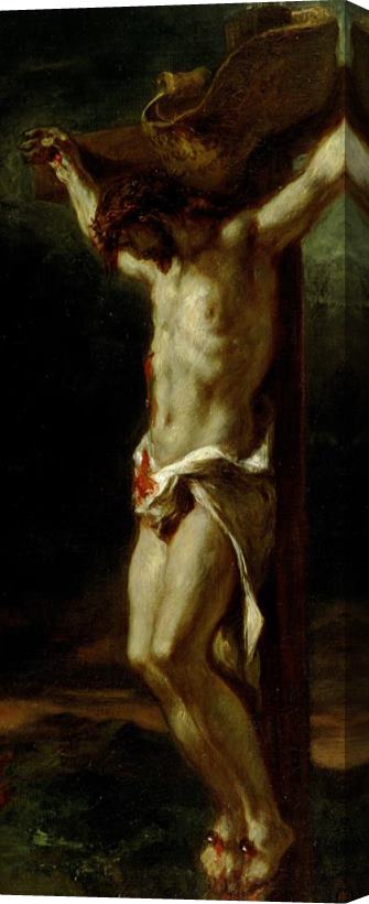 Delacroix Christ on the Cross Stretched Canvas Print / Canvas Art
