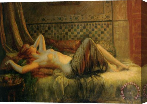 Delphin Enjolras Reclining Nude Stretched Canvas Painting / Canvas Art