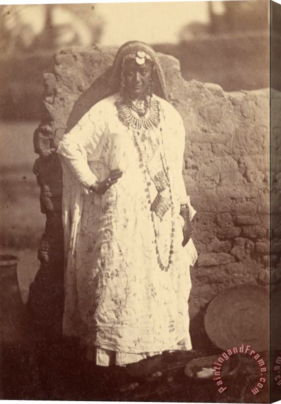 Despoineta (portrait of a Native Woman Standing) Stretched Canvas Print / Canvas Art