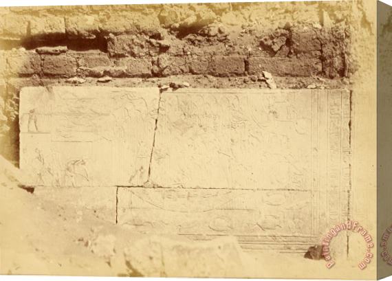 Despoineta (sakkarah, Inscriptions of Ptah Mes' Tomb) Stretched Canvas Painting / Canvas Art