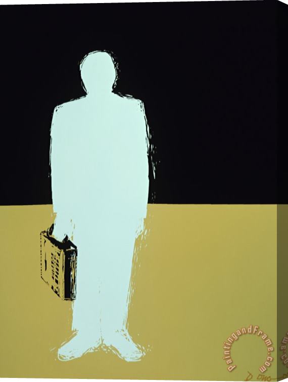 Diana Ong Business Man Stretched Canvas Painting / Canvas Art
