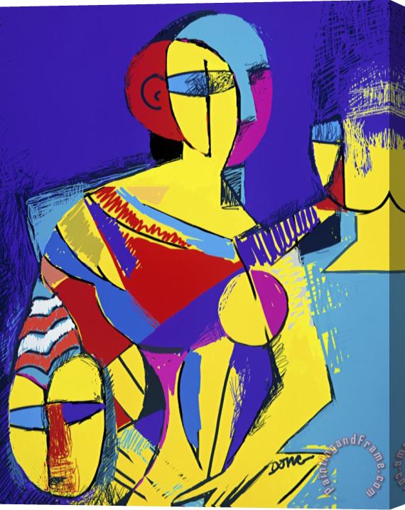 Diana Ong Homage to Picasso Stretched Canvas Painting / Canvas Art