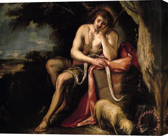 Diego Polo St. John The Baptist Stretched Canvas Painting / Canvas Art