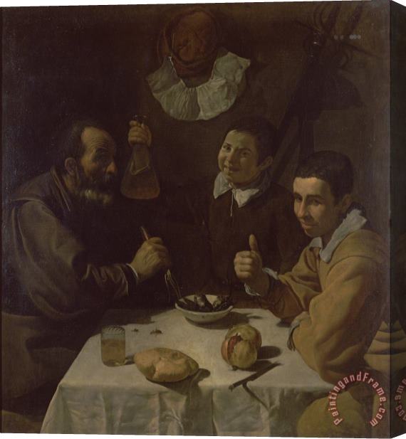 Diego Velazquez Luncheon Stretched Canvas Painting / Canvas Art
