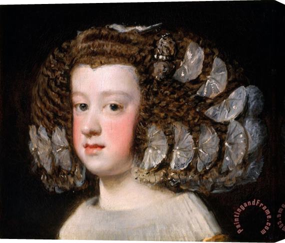 Diego Velazquez Maria Teresa, Infanta of Spain Stretched Canvas Print / Canvas Art
