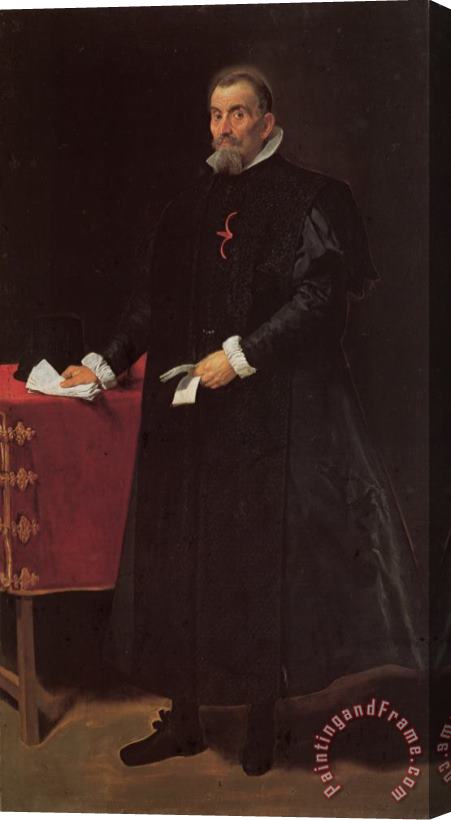 Diego Velazquez Portrait of Don Diego De Corral Y Arellano 1632 Stretched Canvas Print / Canvas Art