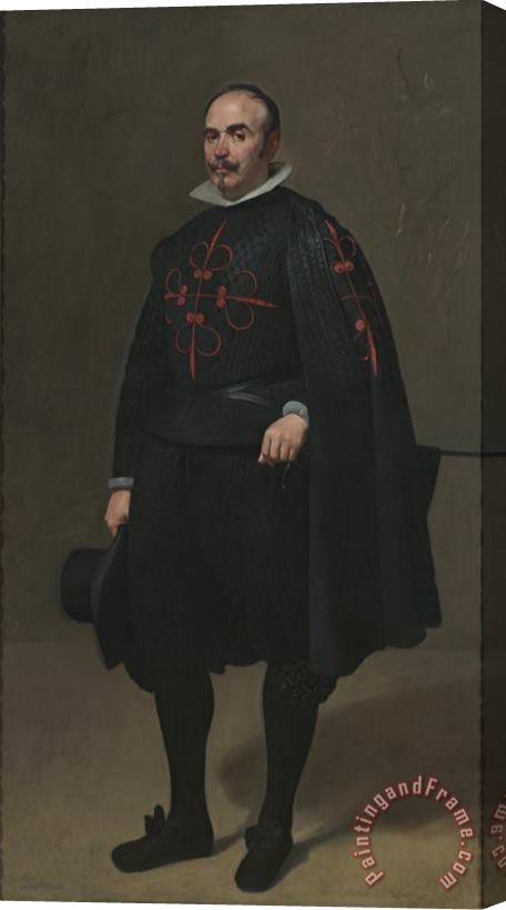 Diego Velazquez Portrait of Don Pedro De Barberana Stretched Canvas Print / Canvas Art