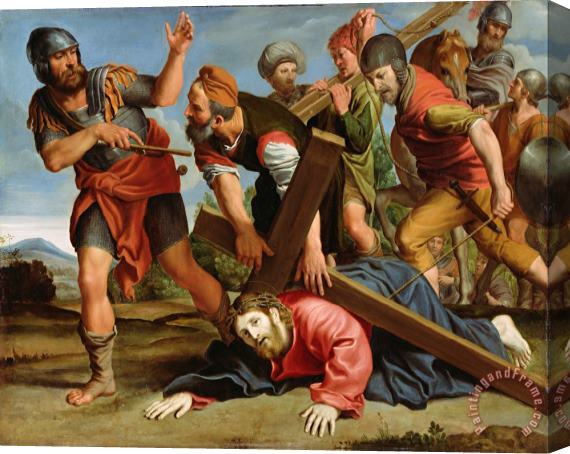 Domenichino The Way to Calvary Stretched Canvas Painting / Canvas Art