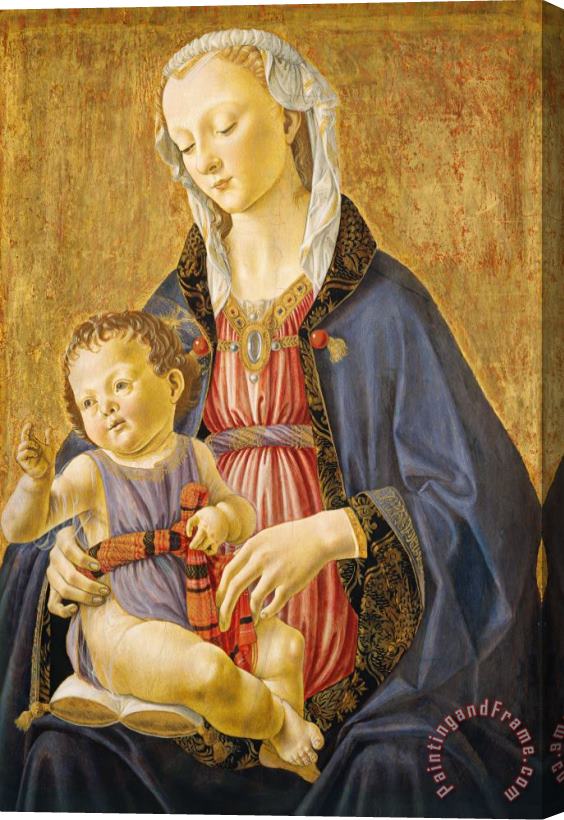 Domenico Bigordi Domenico Ghirlandaio Madonna And Child Stretched Canvas Painting / Canvas Art