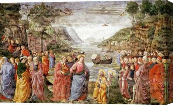 Domenico Ghirlandaio The Calling of Ss. Peter And Andrew Stretched Canvas Print / Canvas Art