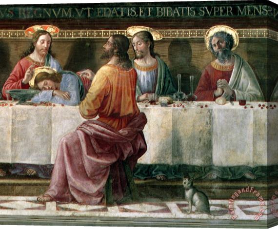 Domenico Ghirlandaio The Last Supper Stretched Canvas Painting / Canvas Art