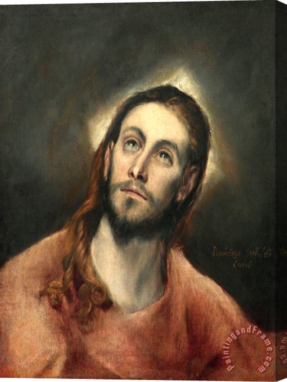 Domenikos Theotokopoulos, El Greco Christ in Prayer Stretched Canvas Print / Canvas Art