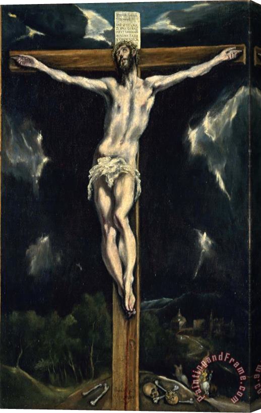 Domenikos Theotokopoulos, El Greco Christ on The Cross 2 Stretched Canvas Painting / Canvas Art