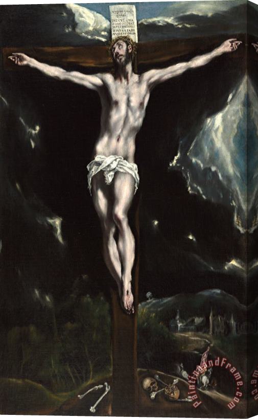 Domenikos Theotokopoulos, El Greco Christ on The Cross Stretched Canvas Painting / Canvas Art