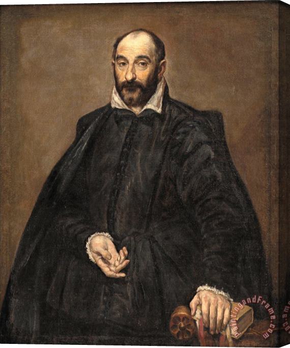 Domenikos Theotokopoulos, El Greco Portrait of a Man Stretched Canvas Painting / Canvas Art