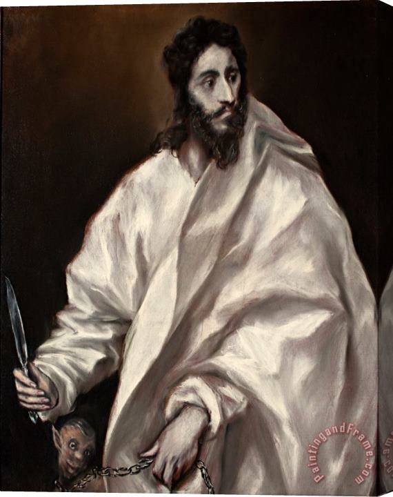 Domenikos Theotokopoulos, El Greco St. Bartholomew Stretched Canvas Painting / Canvas Art