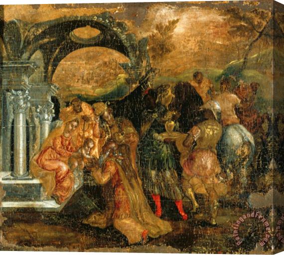 Domenikos Theotokopoulos, El Greco The Adoration of The Magi 2 Stretched Canvas Print / Canvas Art