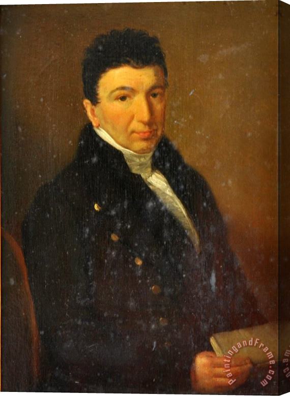 Domingos Antonio De Sequeira Portrait of The First Count of Farrobo Stretched Canvas Print / Canvas Art