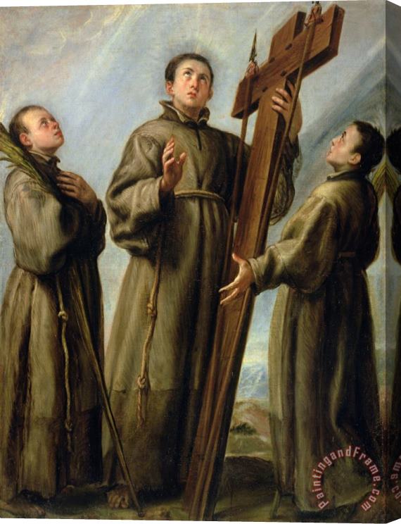 Don Juan Carreno de Miranda The Franciscan Martyrs in Japan Stretched Canvas Painting / Canvas Art