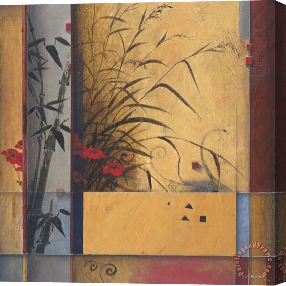 don li leger Bamboo Division Stretched Canvas Print / Canvas Art
