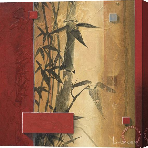 don li leger Bamboo Garden Stretched Canvas Painting / Canvas Art
