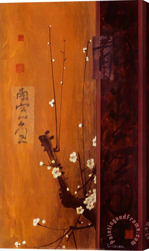 don li leger Oriental Blossoms I Stretched Canvas Print / Canvas Art
