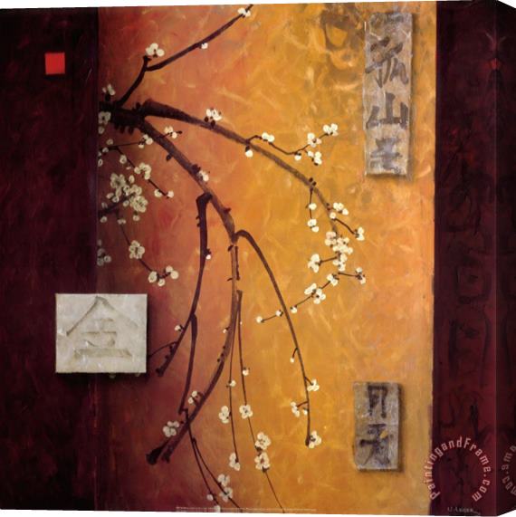 don li leger Oriental Blossoms Ii Stretched Canvas Print / Canvas Art