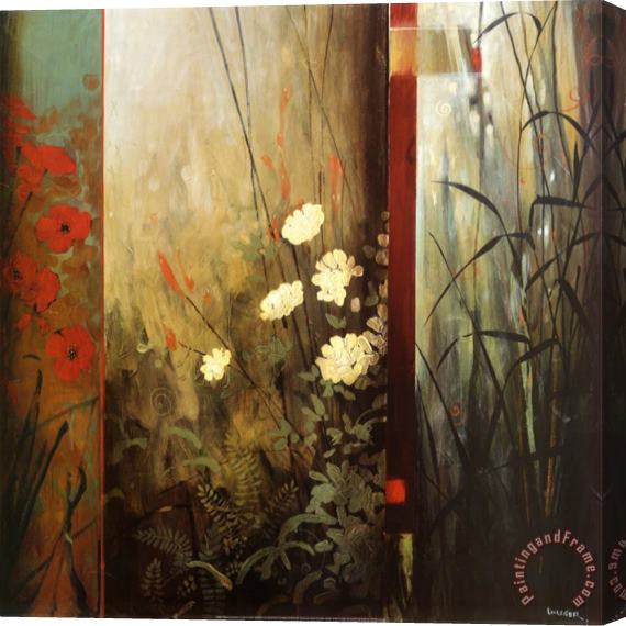 don li leger Rainforest Poppies Stretched Canvas Painting / Canvas Art