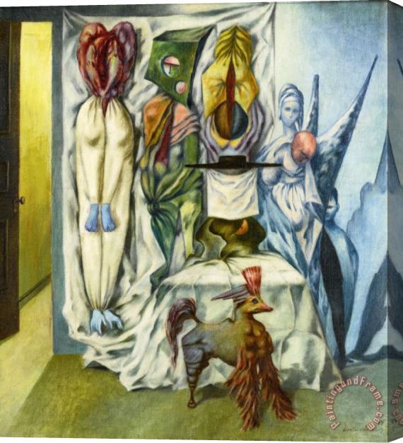 Dorothea Tanning Temoins Du Drame (witnesses) Stretched Canvas Painting / Canvas Art