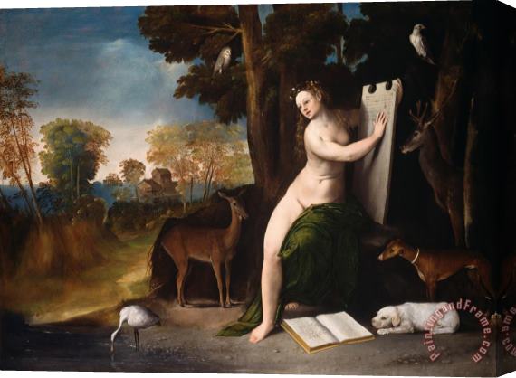 Dosso Dossi Circe And Her Lovers in a Landscape 1516 Stretched Canvas Print / Canvas Art