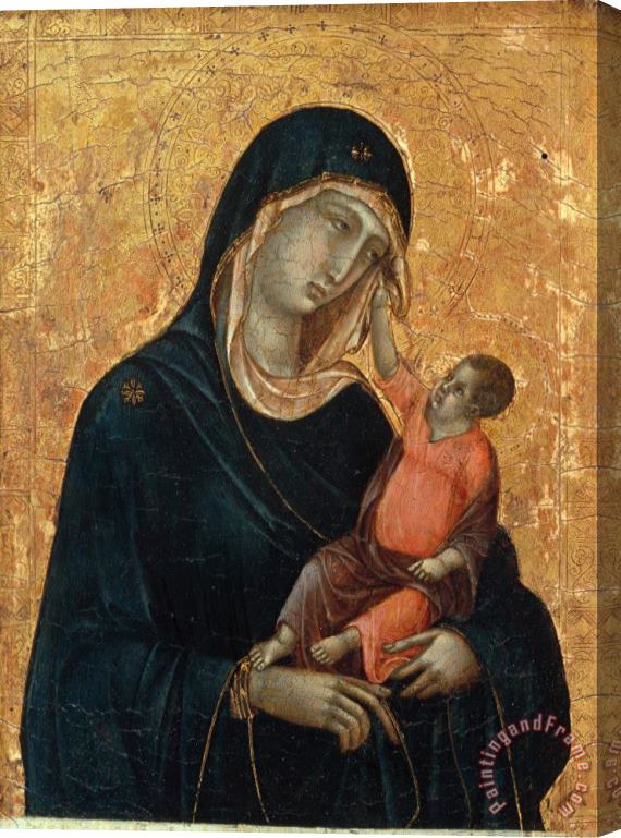 Duccio Madonna And Child Stretched Canvas Print / Canvas Art