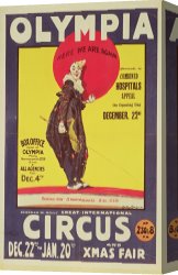 At The Circus Canvas Prints - Bertram Mills circus poster by Dudley Hardy