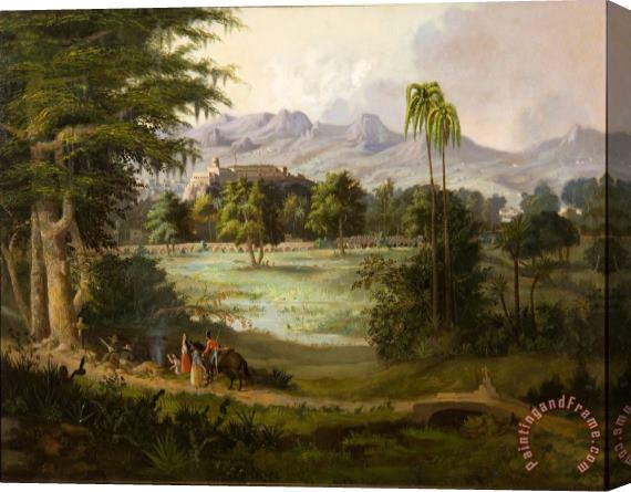 Duncanson, Robert Scott Chapultpec Castle Stretched Canvas Painting / Canvas Art