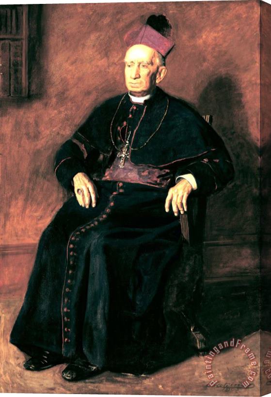 Eadweard J. Muybridge Archbishop William Henry Elder Stretched Canvas Painting / Canvas Art