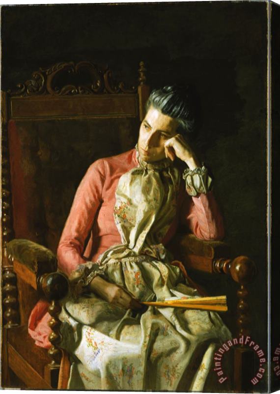 Eadweard J. Muybridge Miss Amelia Van Buren Stretched Canvas Painting / Canvas Art