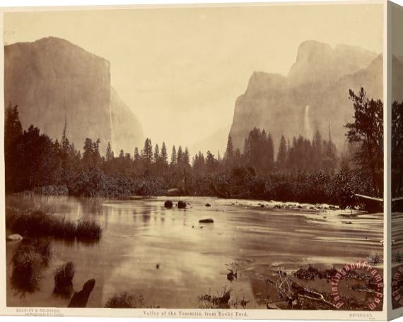 Eadweard J. Muybridge Valley of The Yosemite, From Rocky Ford Stretched Canvas Print / Canvas Art