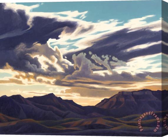 Ed Mell Galiuro Gap, Arizona, 2000 Stretched Canvas Painting / Canvas Art