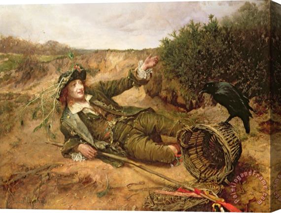 Edgar Bundy Fallen by the Wayside Stretched Canvas Painting / Canvas Art